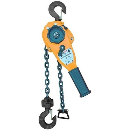 3/4 Ton Lever Chain Hoist, 20 Ft, Black Oxide Chain